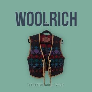 Woolrich Multicolor Wool Vest